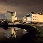 Messages to the Queen are to be illuminated onto the Tide Mill by the River Deben in Woodbridge