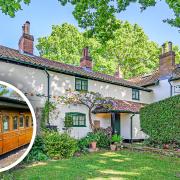 The Cleeves in Westleton is on the market at a guide price of £1.2m - complete with a converted train carriage in the garden