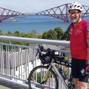 Mark Cornish suffered a heart attack in 2018, and has cycled almost 1,000 miles