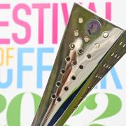 The Festival of Suffolk torch