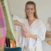 Sophie Clarke is excited to have a pop-up shop from March 28 at John Lewis in Cambridge after launching her own business making handwoven products last year.