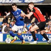 Bersant Celina in action against Portsmouth.