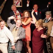 Mustard Theatre Company took on One Man Two Guvnors in July 2018, with Peter Long, Emily Winter, Josh Entwistle, Dawn Bridges, Peter Sowerbutts, Paul Goldsmith, Emily Ryan, Paul Baker, Rob Backhouse and Peter Barfield