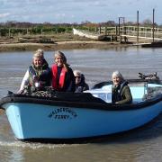 The Church family have restarted their Walberswick River Trips business