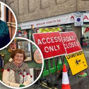 Some business owners, like Catherine Winn (top), of Clear to Sea, and Marcia Riddington, of Smoking Monkey Antiques, are concerned about St John's Street being closed until the end of April
