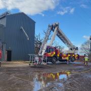 Fire crews from Colchester and Witham were called to the scene