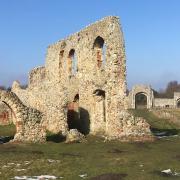 Greyfriars abbey at Dunwich. Picture:  SUE RUSACK