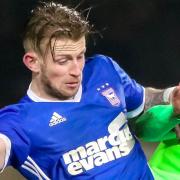 Luke Hyam is back in the Ipswich Town side and battling to earn a new contract.    Picture: Steve Waller