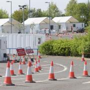 The Covid drive-through testing centre near the Copdock Interchange in Ipswich is reopening