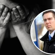 Charges and arrests following domestic abuse reports to Suffolk police have fallen for the third year running.