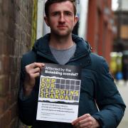 Alex Dickin of the newly created Ipswich Cladiators group, set up to fight the cladding crisis in the town