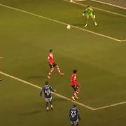 Bersant Celina chips the Crewe keeper to score a wonder goal in Ipswich Town's 2-1 win yesterday
