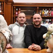 Ryan and Darren Scott, landlords of the Golden Hind, are planning a Christmas lights switch-on