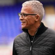 Oldham Athletic team manager Keith Curle pictured ahead of the game.