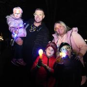 Zolotenkov family. Christchurch Park's 50th fireworks display run by the Scouts PICTURE: CHARLOTTE BOND