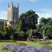 The Abbey Gardens in Bury St Edmunds welcomed more than one million visitors last year