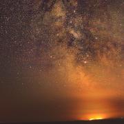 An amateur photographer was able to catch this stunning photo of the Milky way at Walberswick Beach.