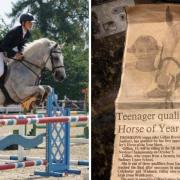 Suffolk's Thomas Bartrup has followed in the footsteps of his mum Gillian Brewis by qualifying for the Horse of the Year Show at age of 15.