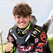 Thumbs up from Sam Norris at Gosbeck on Saturday.