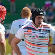 Ethan Waddleton playing for the England Sevens.