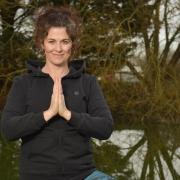Yoga teacher Jo King has taught Suffolk students over lockdown