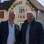New owners of The Rampant Horse, Kevin Wyartt and David Bates.
