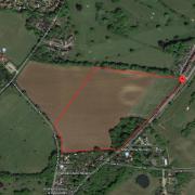 Land off Yarmouth Road between Melton and Ufford where plans for a care village were lodged