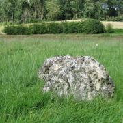 This block of stone is last remains of Dodnash Priory.