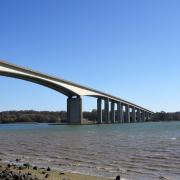Work will begin on the Orwell Bridge near the end of January to install changeable speed limits