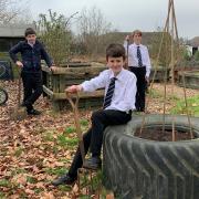 Pupils at Horringer Court Middle School will soon be able to enjoy a break from screens with a new gardening project.