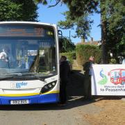 New technology and local decisions should boost local travel like this new bus service in Peasenhall introduced last year.