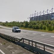 The collision occurred on the A12 near Colchester United FC. Picture: GOOGLE