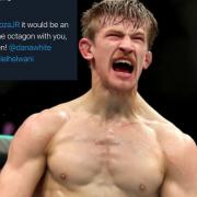 Suffolk's Arnold Allen has called for a fight with Edson Barboza, one of the most feared strikers in the sport. Picture: PA SPORT
