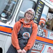 Gemma Starie with her Mac and Cheese van  Picture: SARAH LUCY BROWN