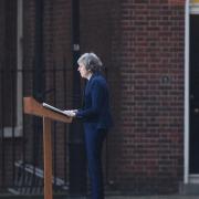 Prime Minister Theresa May making a statement outside 10 Downing Street, London this mornign Picture: Kirsty O'Connor/PA Wire