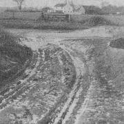 Is this where the Black Hound of Barnby came from? Before pipes were laid under the Beccles-Lowestoftt road, water from the ditch on the left of the picture floodedon to the bend and led to it being called the Water Bars. Date: 17 Jan 1968. Picture: EDP
