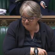 Health secretary Therese Coffey making a statement to MPs in the House of Commons on government plans to help patients receive easier access to NHS and social care.