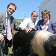 Dr Dan Poulter and Dr Therese Coffey were both elected to parliament in the 2010 general election for neighbouring Suffolk seats. They are pictured together at the Suffolk Show in that year.