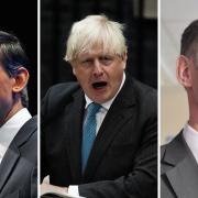 Suffolk has had it\'s say on who should be the next Prime Minister of the United Kingdom. Pictured is Rishi Sunak, Boris Johnson and Jeremy Hunt.