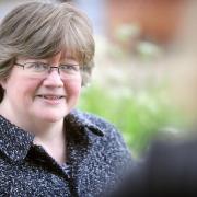 Therese Coffey is continuing to campaign on local banking and rural post offices