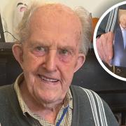 A Needham Market care home resident has become one of the first centenarians to receive a birthday card from King Charles III.