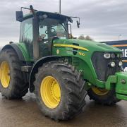 A  John Deere 7930 fetched more than £62,000.  