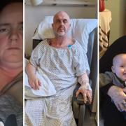 Two-year-old David Bonner, 45-year-old Gavin Matthews and 86-year-old Oonagh Gleeson have all experienced increased ambulance service wait-times recently.