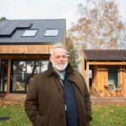 Professor Darryl Newport was excited to reveal the 'Smart House' at BT's Adastral Park in Martlesham. This project aims to create sustainable homes with as low a carbon footprint as possible.