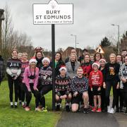 More than 30 joggers took part in the 'Jinglebell Jog' charity fundraiser