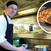 Catering staff at West Suffolk Hospital are preparing for the mammoth task of cooking Christmas dinner for all the hospital's patients and staff on Christmas day.