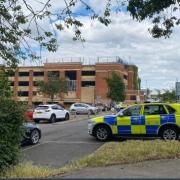 Parkway car park in Bury St Edmunds, where the attack happened