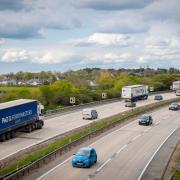 National Highways is to replace the concrete carriageway on the Margaretting by-pass on the A12. Picture by National Highways.