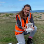 Cefas remote pilot aircraft lead Sara Stones