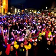 The St Nicholas Hospice Care's Girls Night Out saw a group of around 900 walk either a six or 11.2 mile route around the town to raise funds for the charity. Credit: Andy Abbott